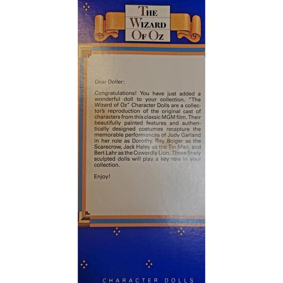 Dorothy & Toto Doll The Wizard of Oz Vintage Limited In Box Collectible IDEAL - Picture 6 of 16